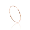 Simply Rose Gold Womens Fashion Rings Jewelry in 925 Sterling Silver 