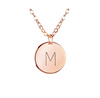 Letter Initial Disc Necklace Mothers Day Gift for Her YCN6787